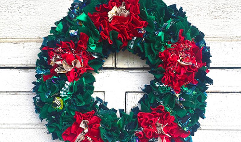 On-Demand, ​Beginner’s Rag Rug Christmas Wreath​