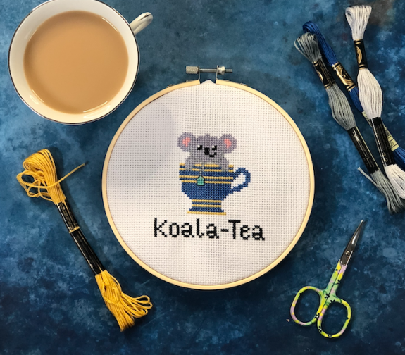 Koala-Tea Cross Stitch Kit