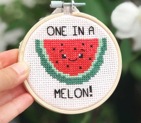One in a Melon Cross Stitch Kit