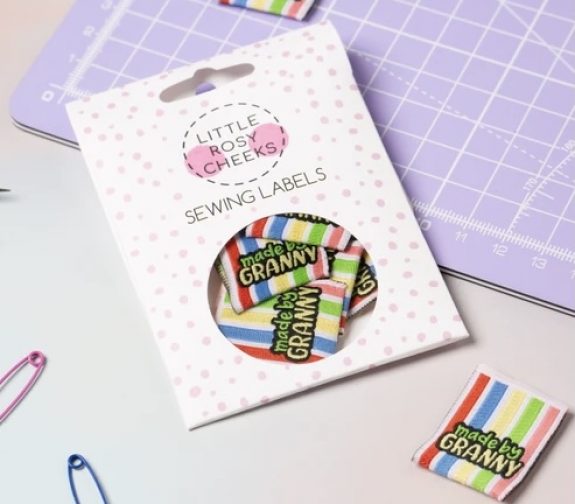 'MADE BY GRANNY' Pack of 6 sewing labels